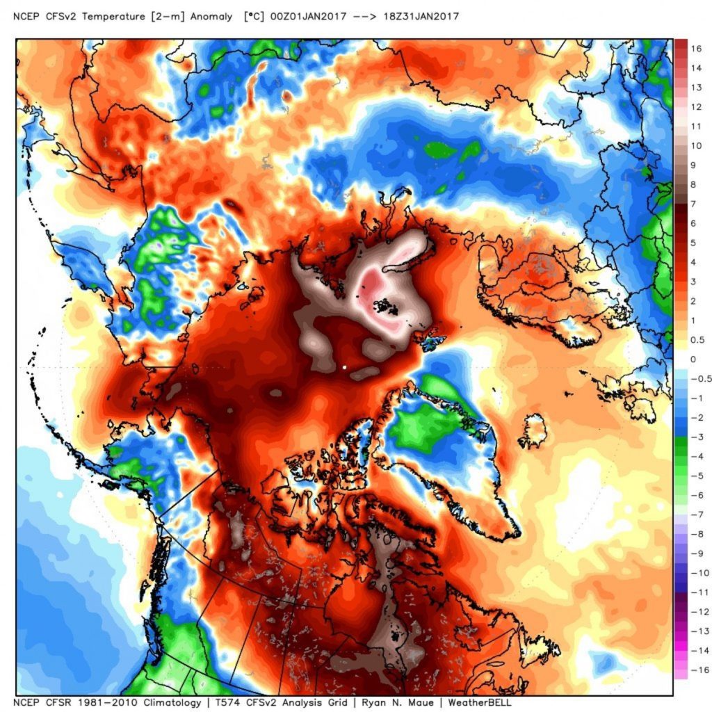 Climate arctic warming graphic