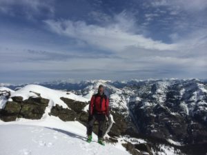 Upper Ross Creek Skiier