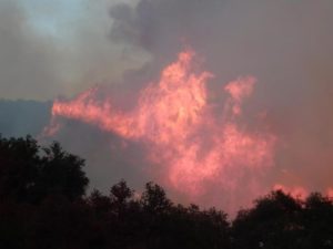 The Thomas fire in and around Ventura, California