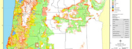 Map of Forest Ownership in Oregon